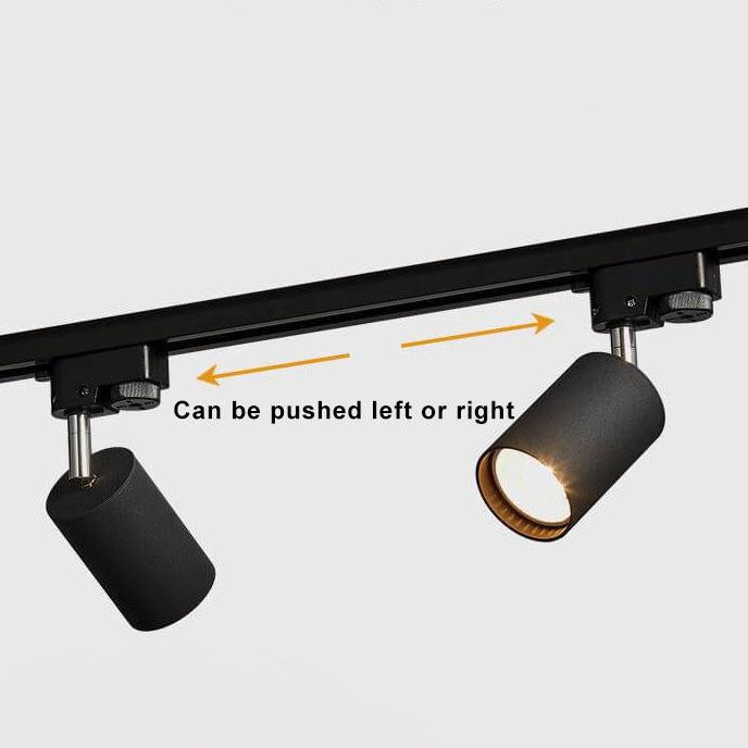 Railspotverlichting tubular flush-mount 3-5 spots verstelbaar wit zwart goud modern plafond woonkamer keuken | Sulvida