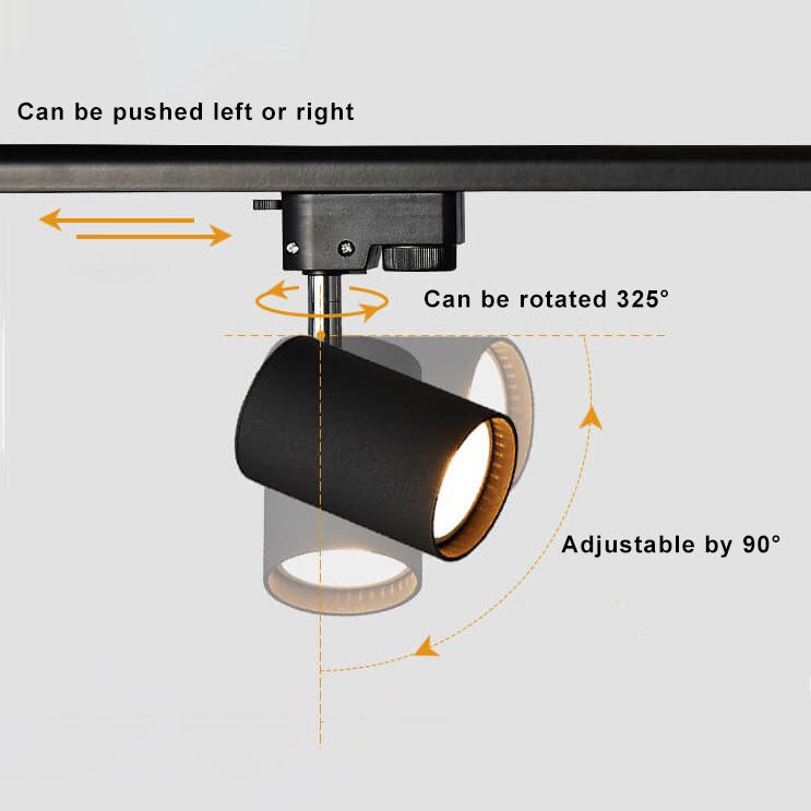 Railspotverlichting tubular flush-mount 3-5 spots verstelbaar wit zwart goud modern plafond woonkamer keuken | Sulvida