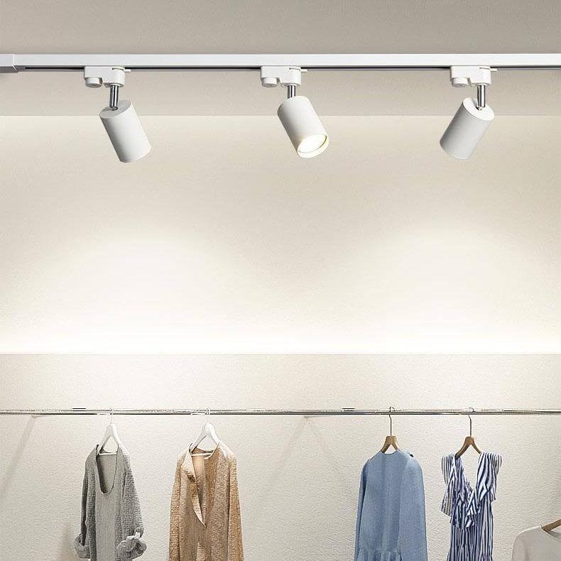 Railspotverlichting tubular flush-mount 3-5 spots verstelbaar wit zwart goud modern plafond woonkamer keuken | Sulvida