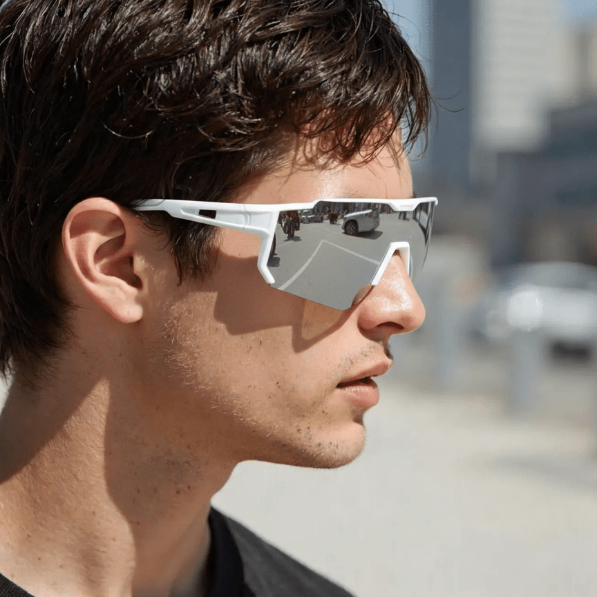 Sportieve Heren Zonnebril met UV-Bescherming Polycarbonaat Lens voor Outdoor Fietsen Hardlopen Wandelen | Sulvida