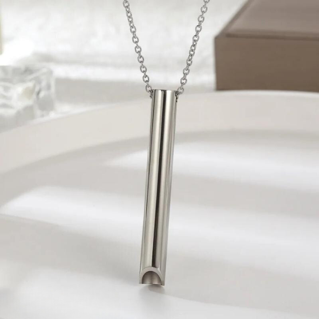 Ademhalingsgerichte Stoppen met Roken Ketting Rustgevend Mindfulness Hanger Rookstop Ondersteuning Stress | Sulvida