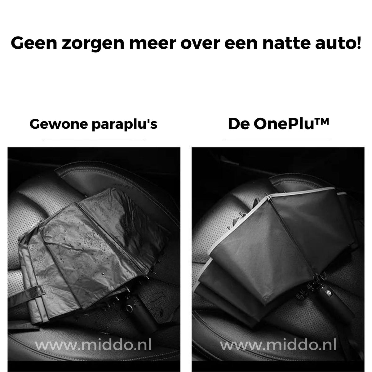 Automatische Opvouwbare Paraplu met Reflecterende Rand Windbestendig Regenscherm Compact Reisparaplu | Sulvida