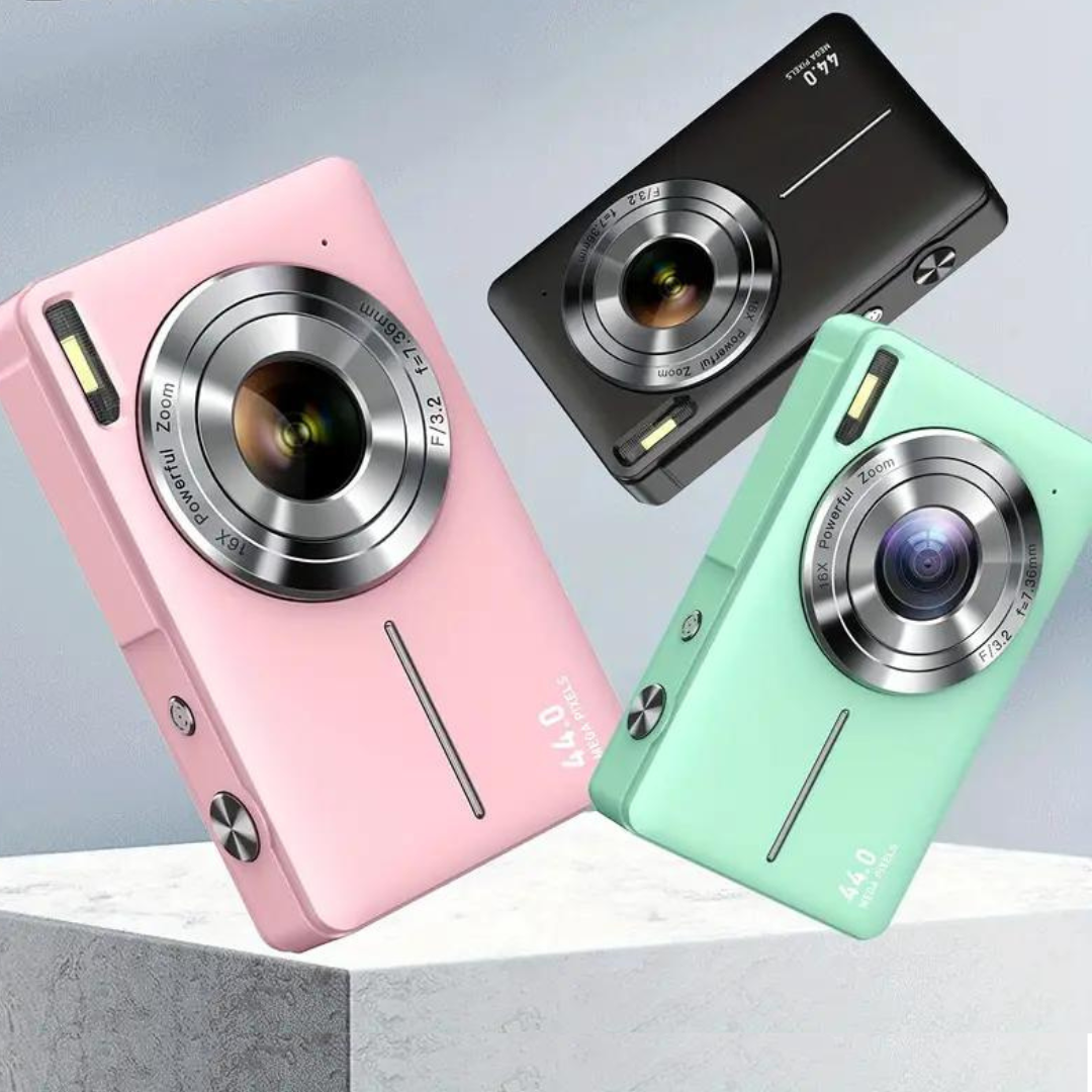 Compacte digitale camera vintage-stijl Full HD video herinneringen vastleggen retro design reizen vakantie | Sulvida