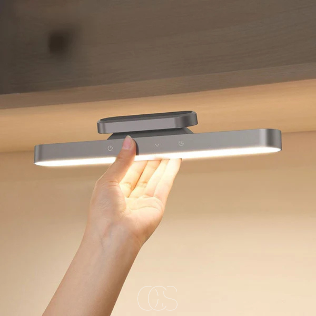 Magnetische Oplaadbare LED-lamp Draadloos Wandlamp Sfeerlicht USB-C 30 × 40 cm Wit 30 Uur Verlichtingsduur | Sulvida