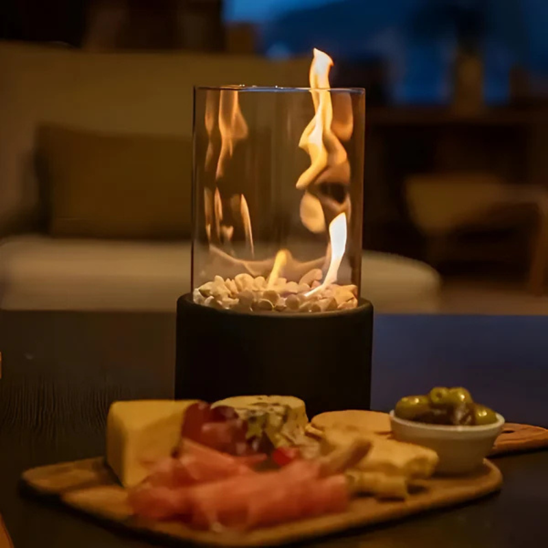 Elegante Klassieke Olielamp met Veilige Vlam voor Sfeervolle Avonden – Tijdloos Windlicht met Ethanol of Lampolie Ideaal voor Romantische Eetkamer Tafel Decoratie | Sulvida
