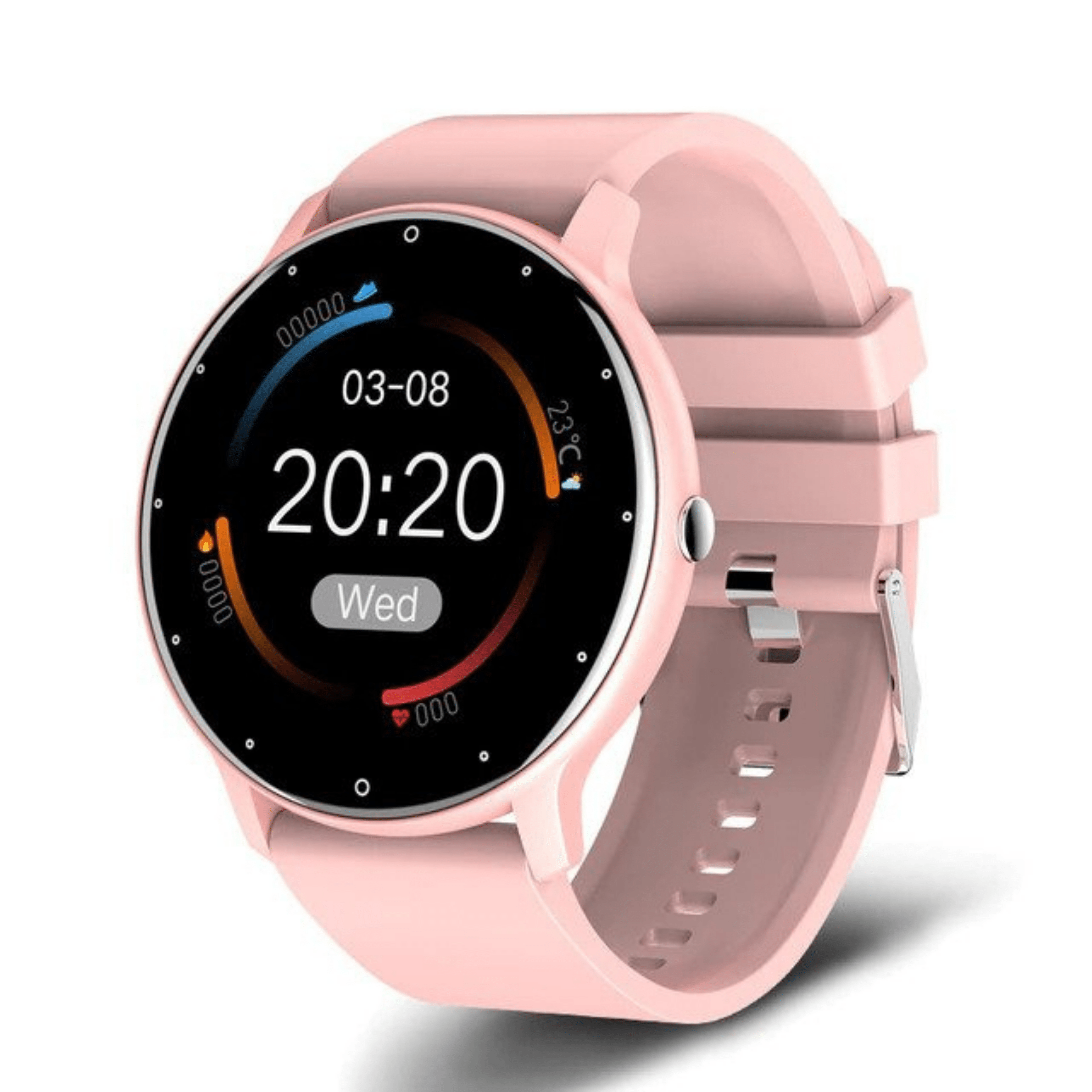 Smartwatch met Activiteitentracker Hartslag Meldingen Bluetooth Waterdicht en Krachtige Accu voor Dagelijks Gebruik en Sport | Sulvida