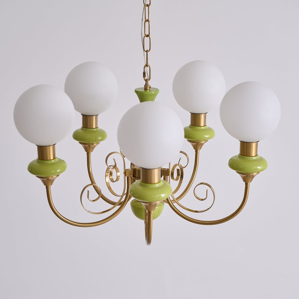 Glazen Kroonluchter met IJzeren Frame Meerlichts Hanglamp Modern Retro Design Sfeerverlichting Eetkamer Woonkamer | Sulvida