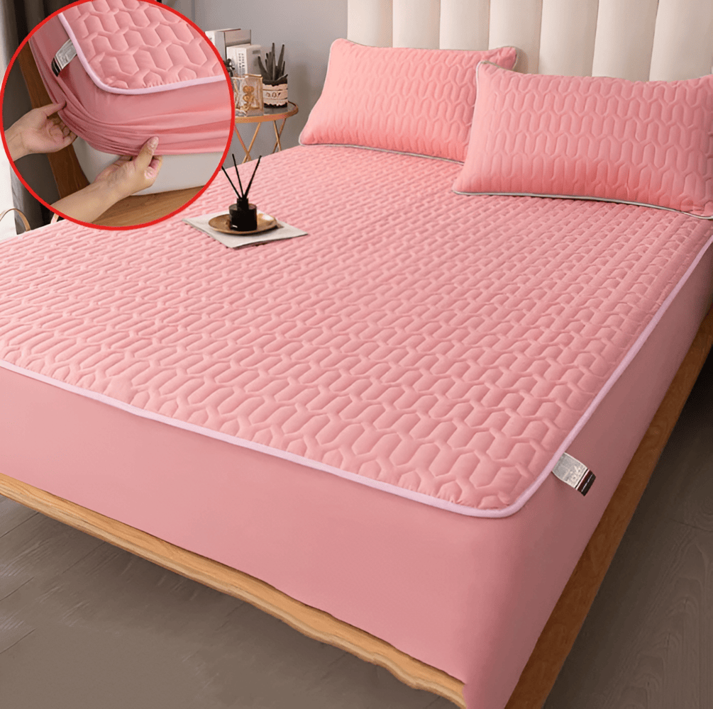 Matrasbeschermer Met Elastiek Waterdicht Polyester Geometrisch Patroon Ademend 90-220 cm Bescherming | Sulvida