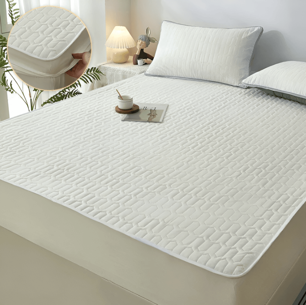 Matrasbeschermer Met Elastiek Waterdicht Polyester Geometrisch Patroon Ademend 90-220 cm Bescherming | Sulvida