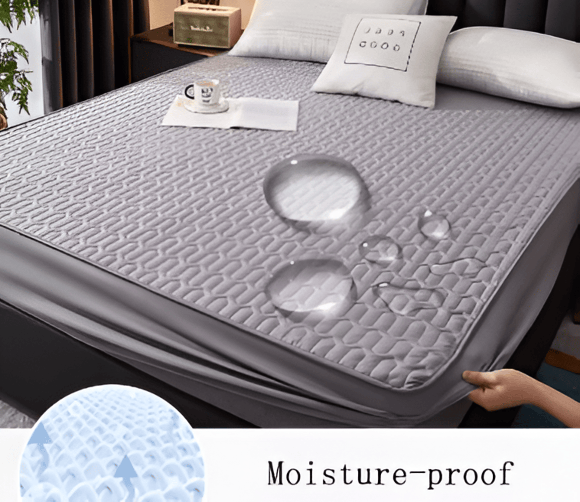Matrasbeschermer Met Elastiek Waterdicht Polyester Geometrisch Patroon Ademend 90-220 cm Bescherming | Sulvida