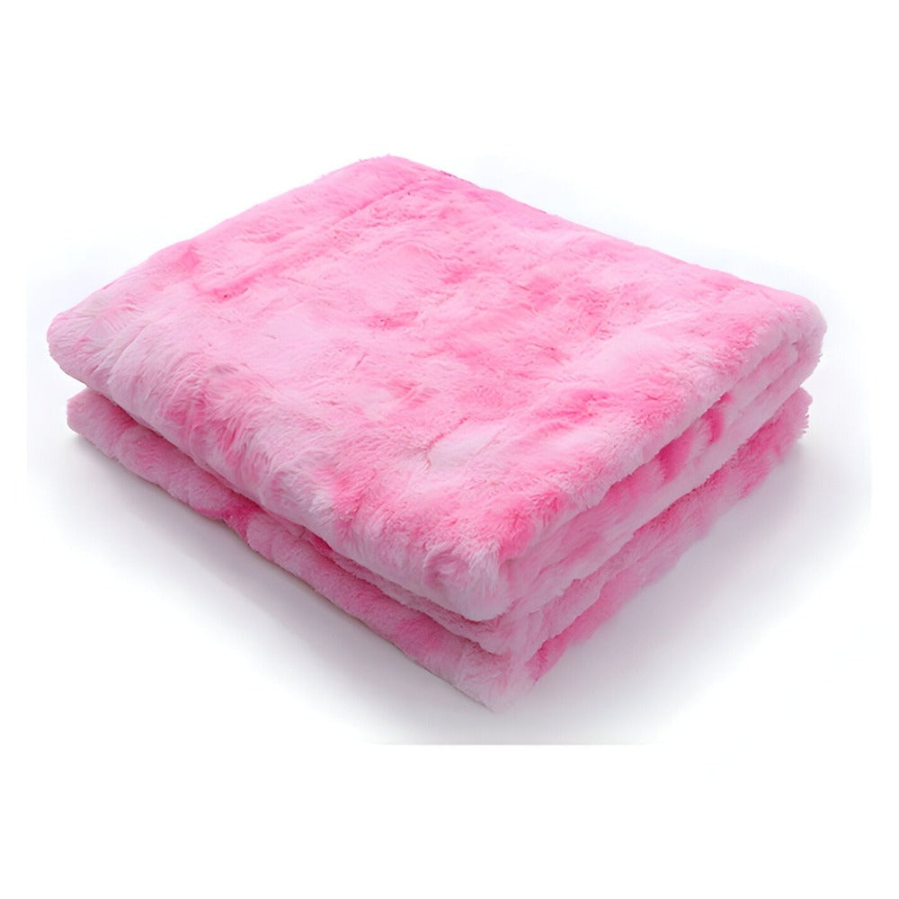 Luxe Dubbelzijdig Koraalvleece Plaid Batikpatroon Winterdeken Warm & Pluizig Vier Seizoenen Bed Bank | Sulvida