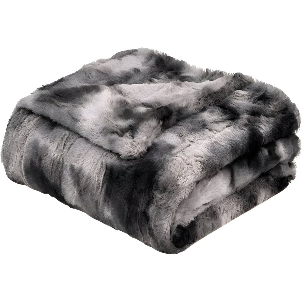 Luxe Dubbelzijdig Koraalvleece Plaid Batikpatroon Winterdeken Warm & Pluizig Vier Seizoenen Bed Bank | Sulvida