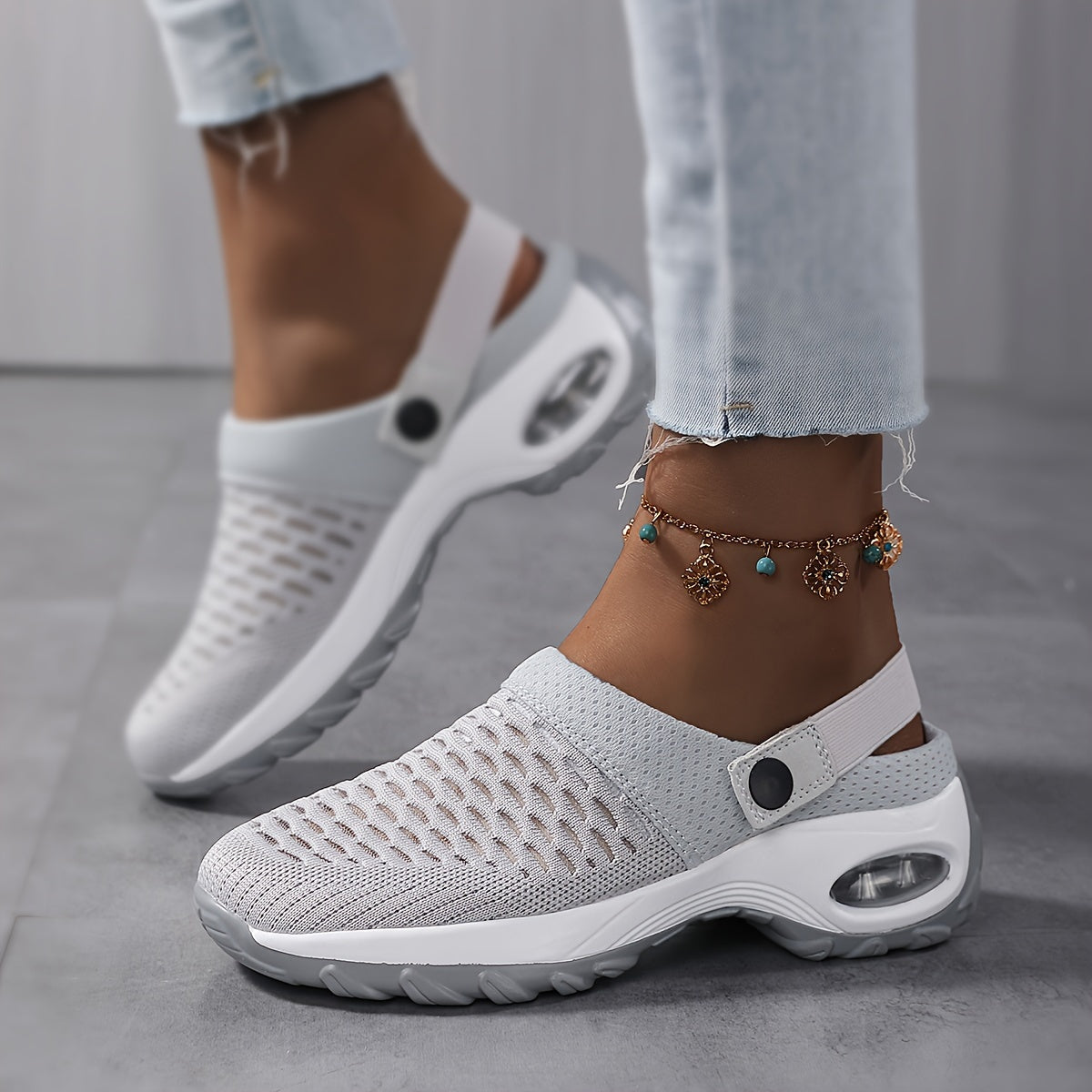 Orthopedische Dames Clogs met Mesh en Luchtdemping Antislip Instappers voor Dagelijks Comfort Gezondheid en Stijl | Sulvida