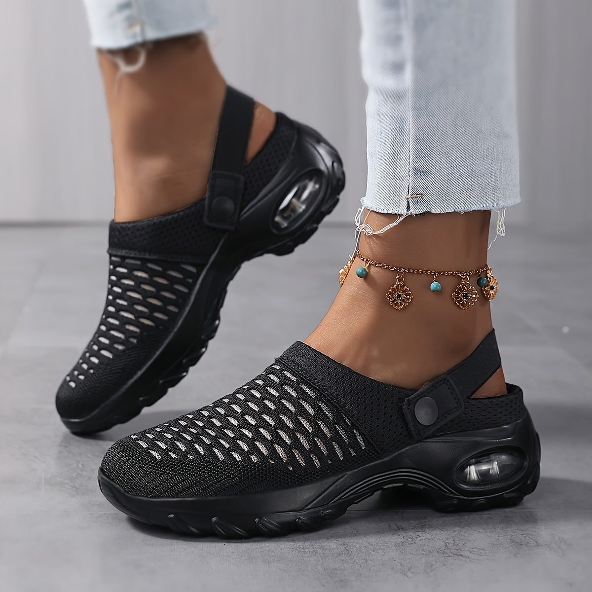 Orthopedische Dames Clogs met Mesh en Luchtdemping Antislip Instappers voor Dagelijks Comfort Gezondheid en Stijl | Sulvida