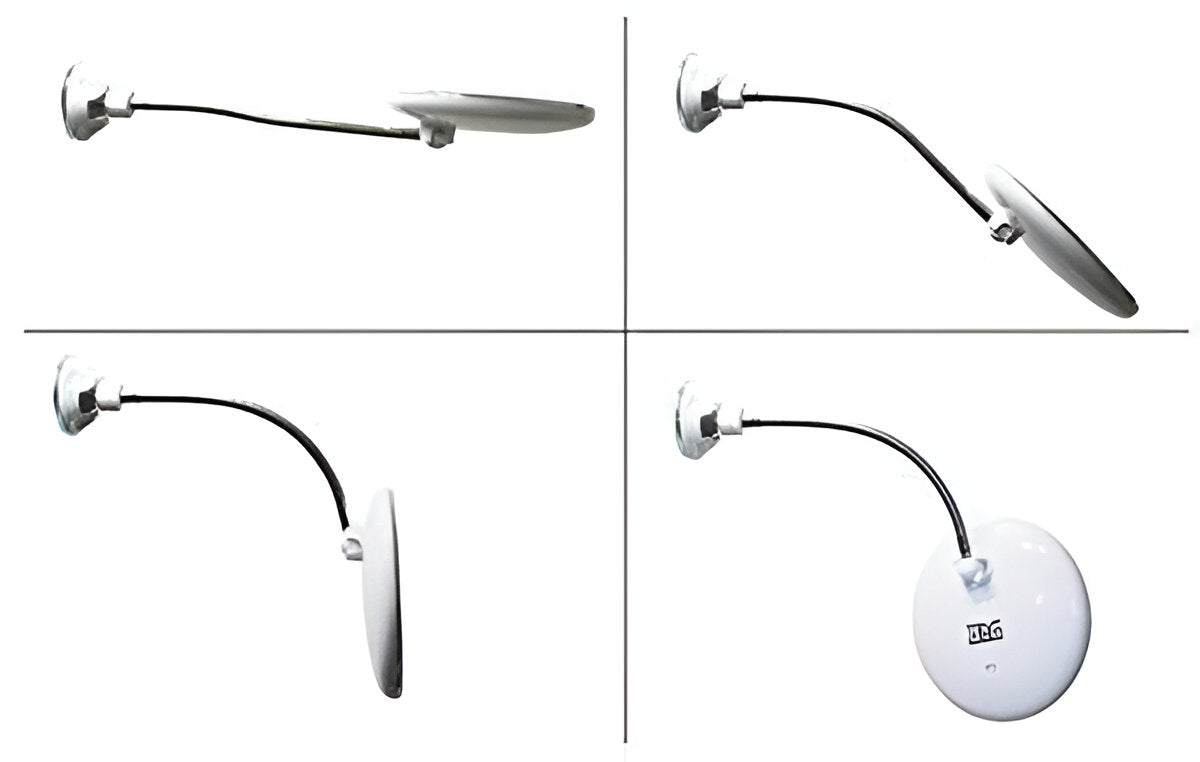 Vergrotingsspiegel met LED Verlichting en Zuignap - 10x Vergroting Make-up Spiegel voor Badkamer en Wastafel | Sulvida