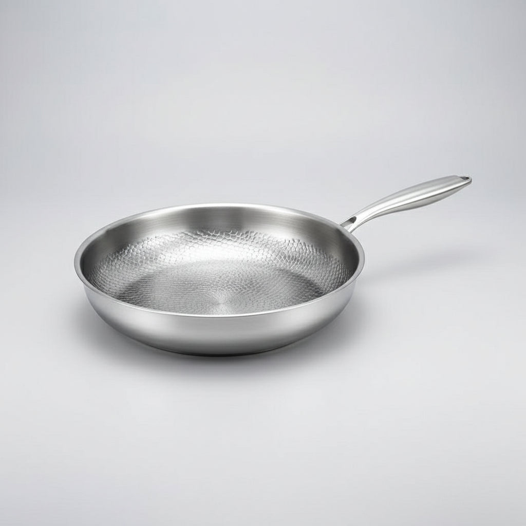 Titanium Koekenpan Gehamerd met Antiaanbaklaag Inductie Geschikt voor Duurzame Gezonde Kookervaring in de Keuken | Sulvida