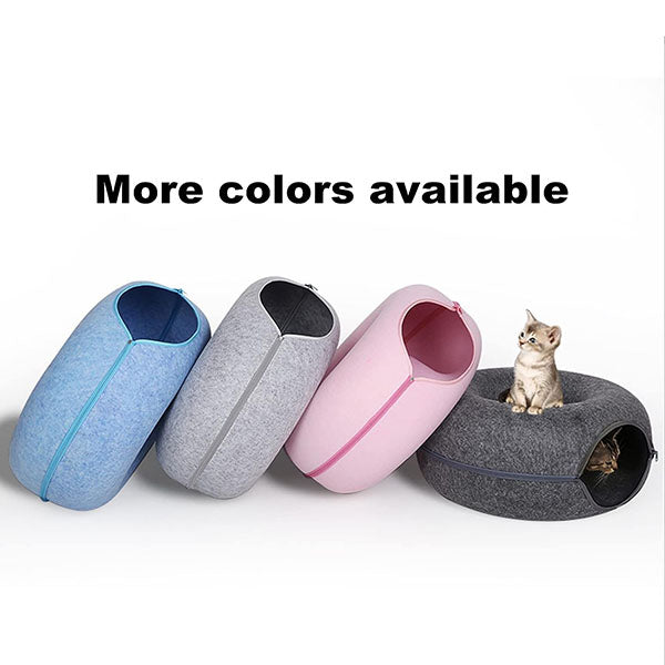 Kattengrot Gezellige Schuilplek Zacht Huisdierbed Warm Rustplek Comfortabel Slaapmand voor Katten Kleine Honden | Sulvida