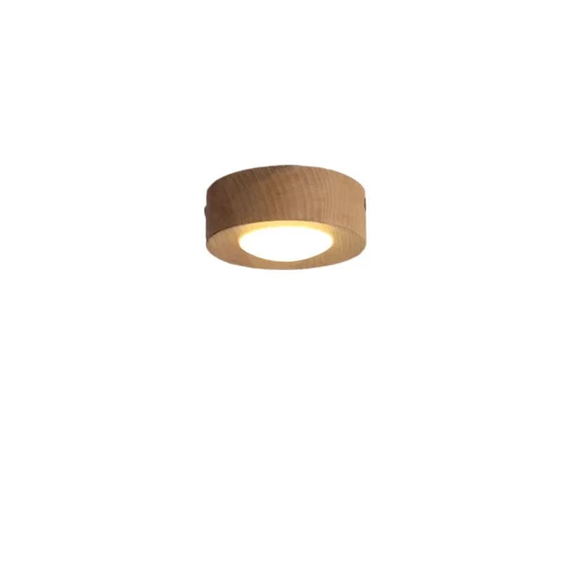 Plafondlamp Moderne Rechthoek Hout met LED 100×40 mm Warm Licht voor Slaapkamer Woonkamer Eetkamer Hal | Sulvida