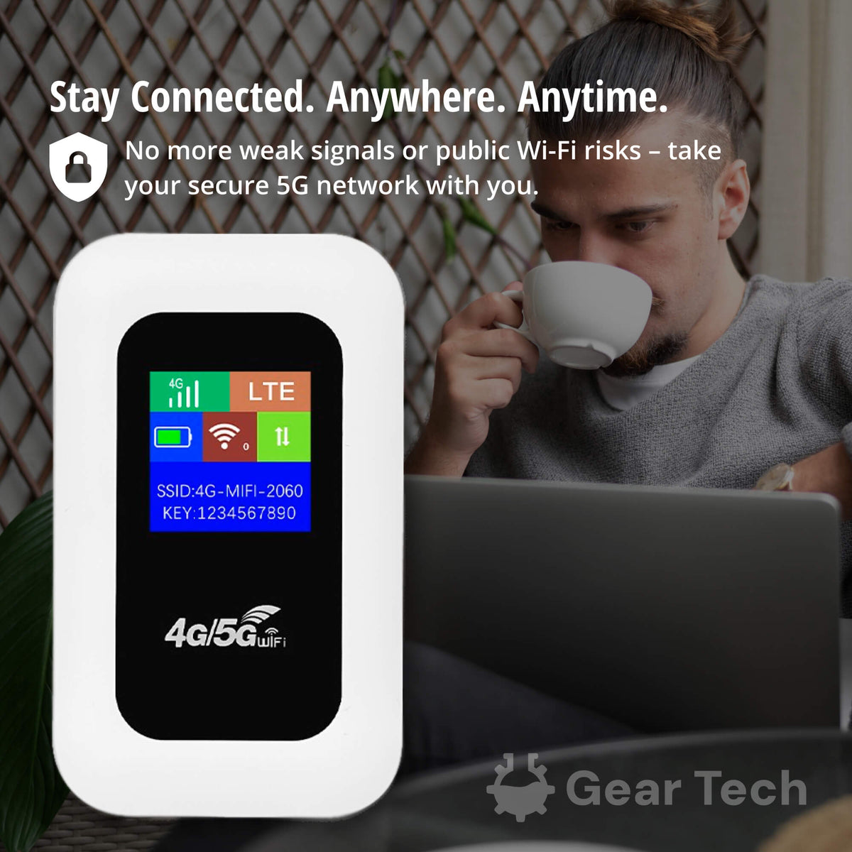 Draagbare Wi-Fi Router Mobiel Internetapparaat Compacte Hotspot Reisrouter SIM-Kaart 4G LTE Draadloos | Sulvida