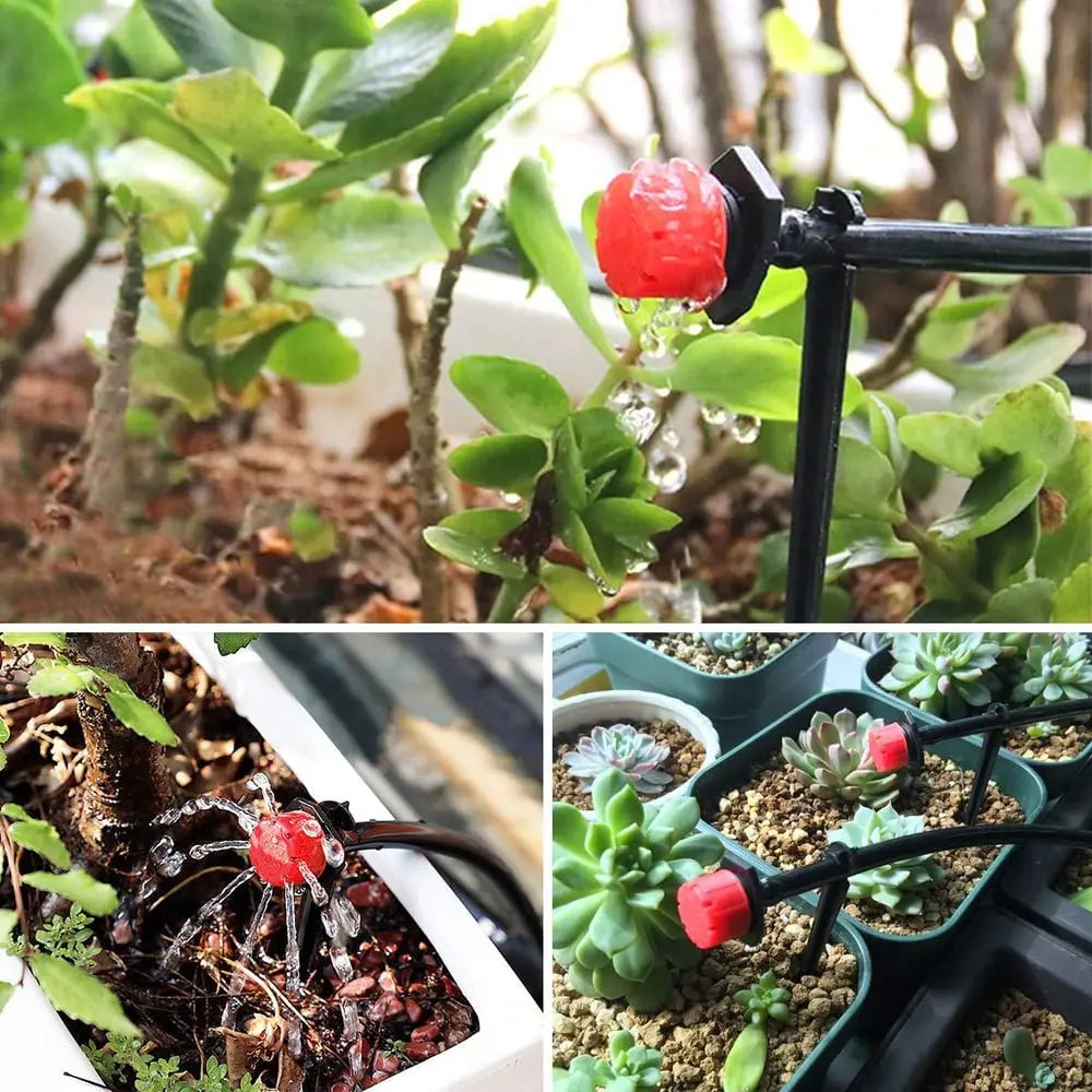 Buses d’irrigation goutte à goutte pivotantes à 360°, lot de 50, économes en eau, pour l’arrosage du jardin | Sulvida