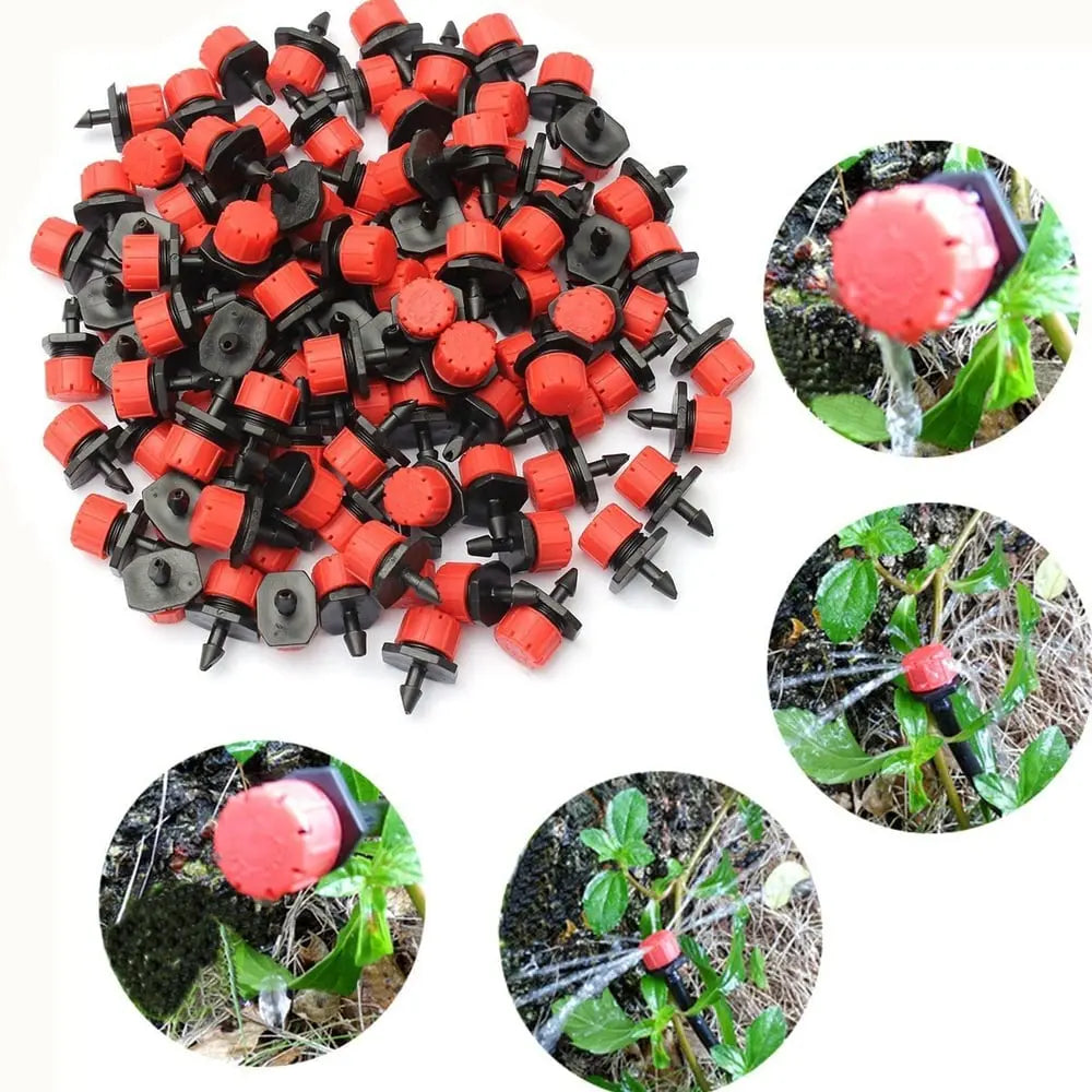 Buses d’irrigation goutte à goutte pivotantes à 360°, lot de 50, économes en eau, pour l’arrosage du jardin | Sulvida