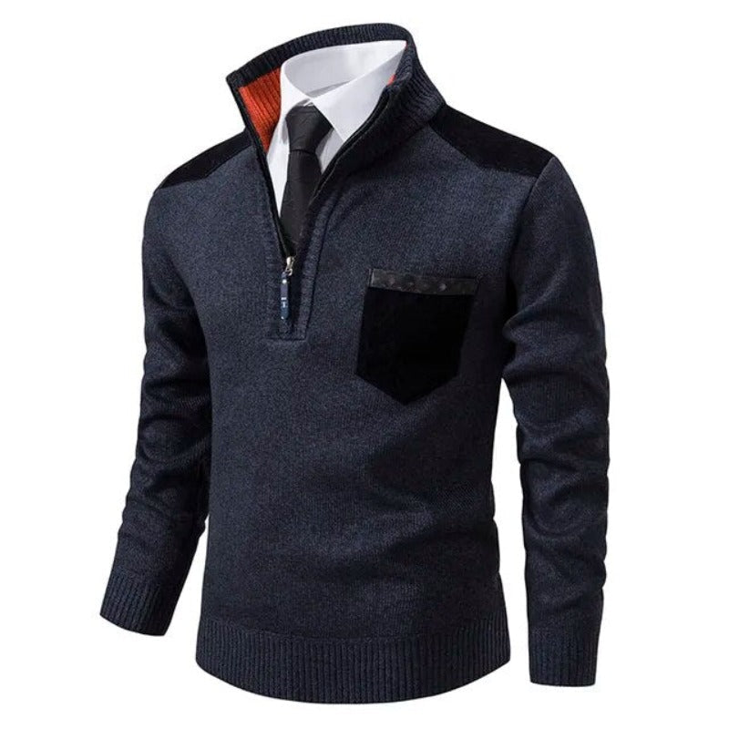 Herenpullover Kasjmier Kraag Warm Hoogwaardig Zachte Trui Klassiek Tijdloos Comfort Herfst Winter Stijlvol | Sulvida