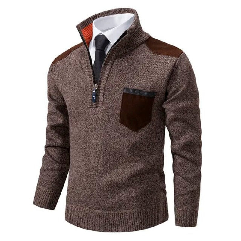 Herenpullover Kasjmier Kraag Warm Hoogwaardig Zachte Trui Klassiek Tijdloos Comfort Herfst Winter Stijlvol | Sulvida