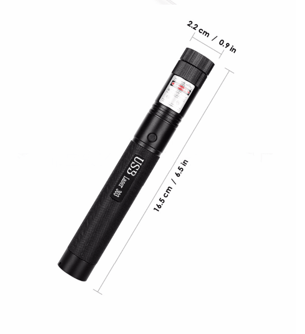 Krachtige Oplaadbare Laserpointer met Instelbare Focus 10 km Bereik Groen Rood voor Presentaties Astronomie | Sulvida