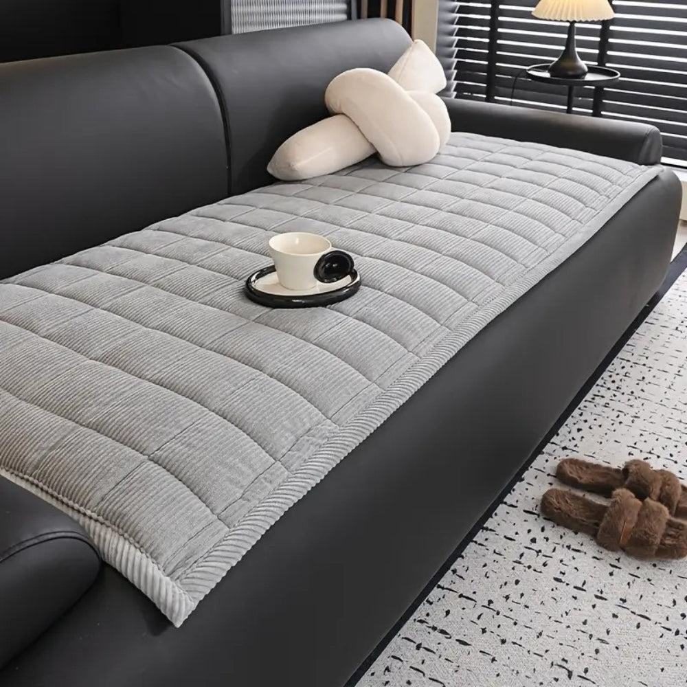 Gewatteerde Bankhoes met Quilted Textuur – Meerdere Maten en Kleuren voor Perfecte Bescherming van je Bank | Sulvida