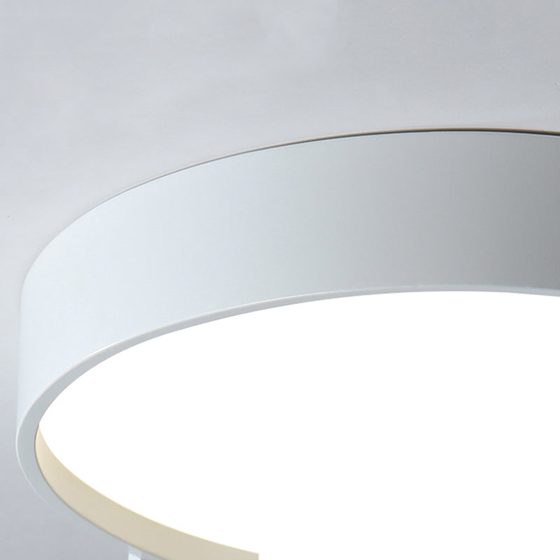 Dubbele Laags Plafondlamp LED Rond Metaal Acryl Dimbaar Wit Grijs Groen Goud Elegant Modern Interieur | Sulvida