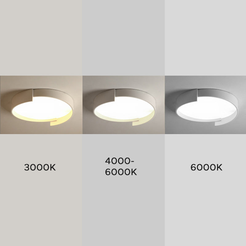 Dubbele Laags Plafondlamp LED Rond Metaal Acryl Dimbaar Wit Grijs Groen Goud Elegant Modern Interieur | Sulvida