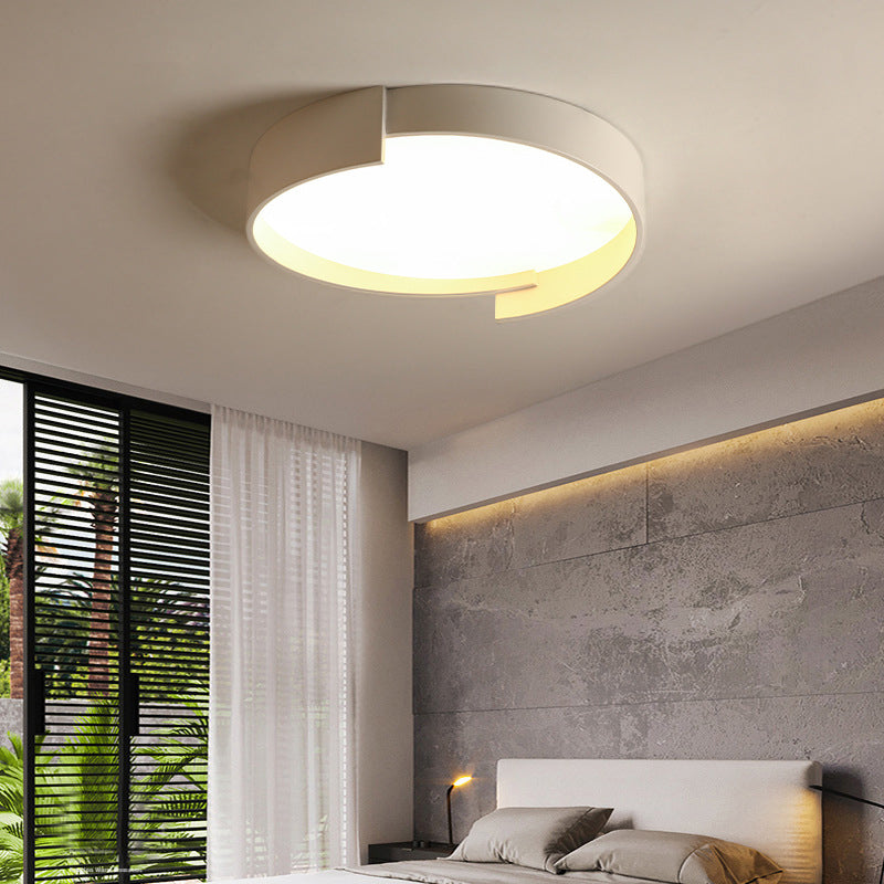 Dubbele Laags Plafondlamp LED Rond Metaal Acryl Dimbaar Wit Grijs Groen Goud Elegant Modern Interieur | Sulvida