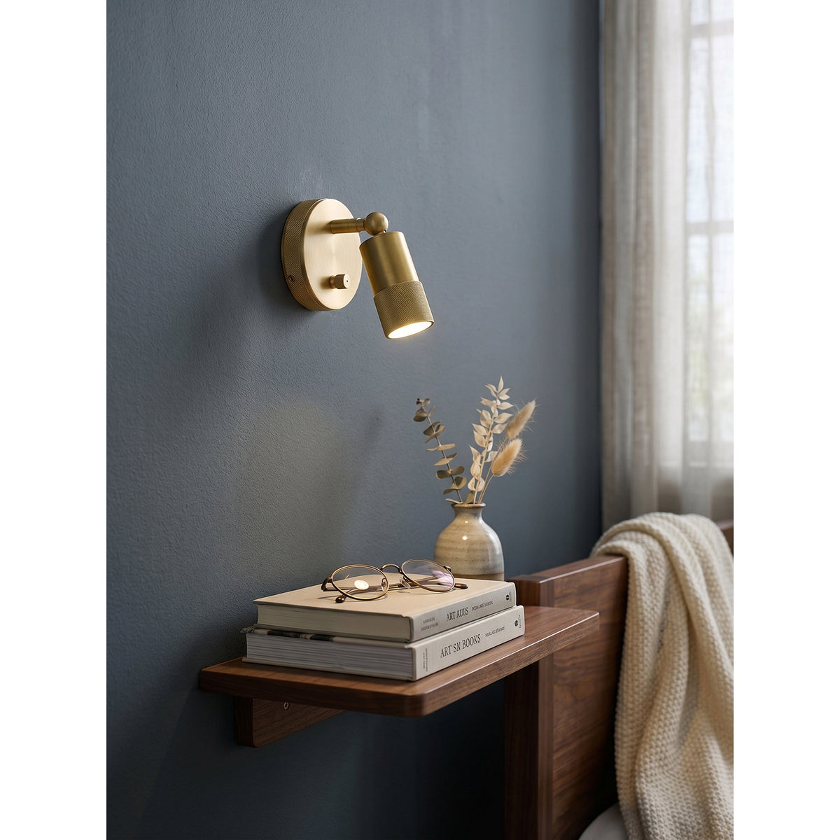 Wandlamp Messing Industrieel Design LED Verlichting Warm Licht 4500K Vintage Brons Afwerking Sfeerlamp | Sulvida