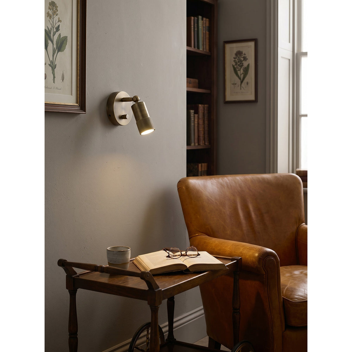 Wandlamp Messing Industrieel Design LED Verlichting Warm Licht 4500K Vintage Brons Afwerking Sfeerlamp | Sulvida