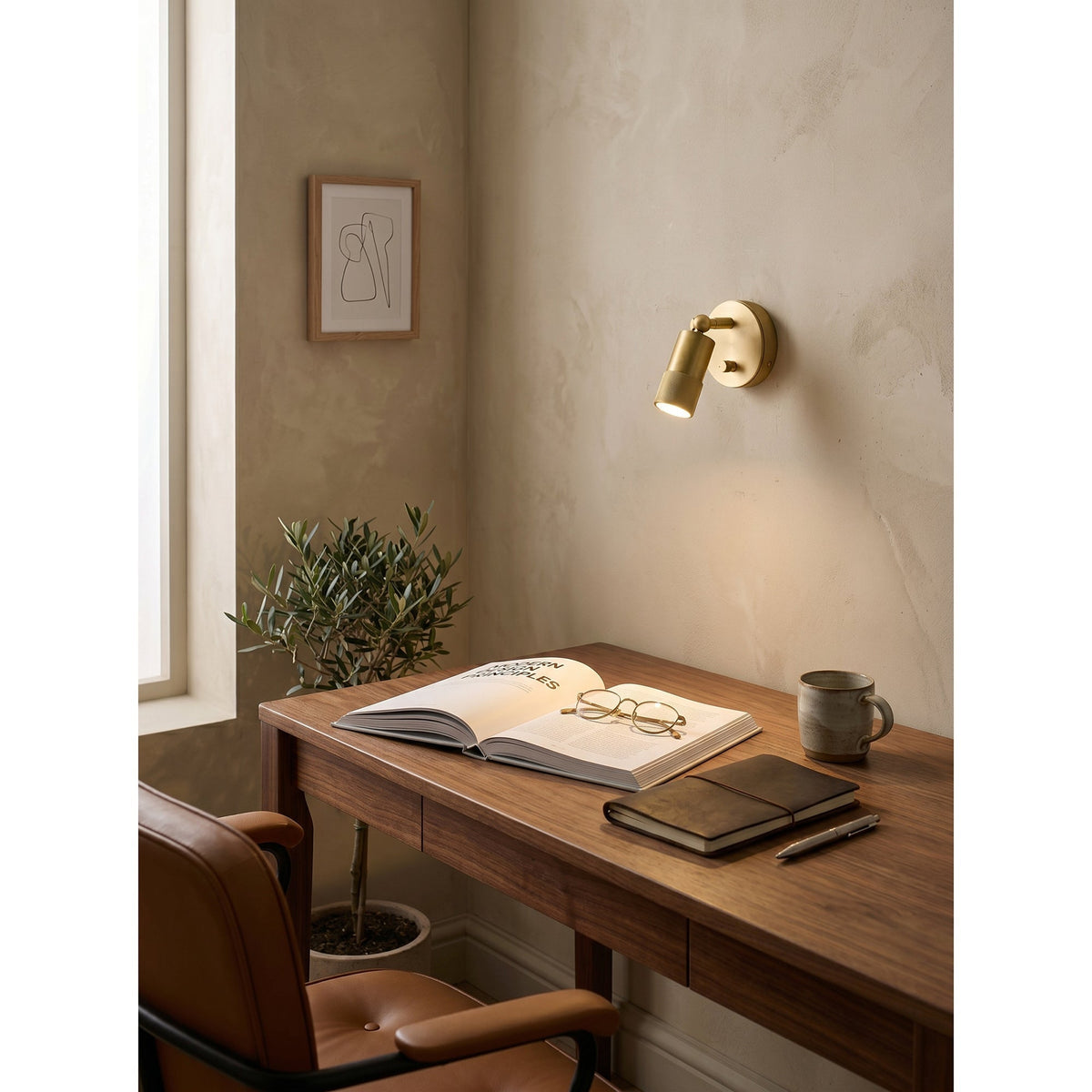 Wandlamp Messing Industrieel Design LED Verlichting Warm Licht 4500K Vintage Brons Afwerking Sfeerlamp | Sulvida