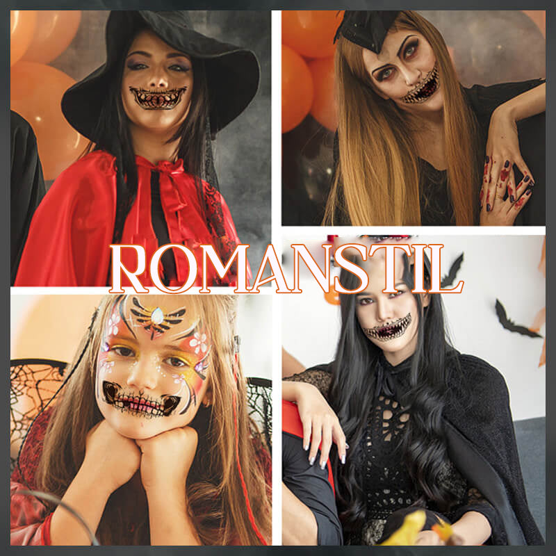 Tijdelijke Horror Tattoo Set Griezelig Realistische Halloween Party Make-up Cosplay Nep Wonden Littekens | Sulvida
