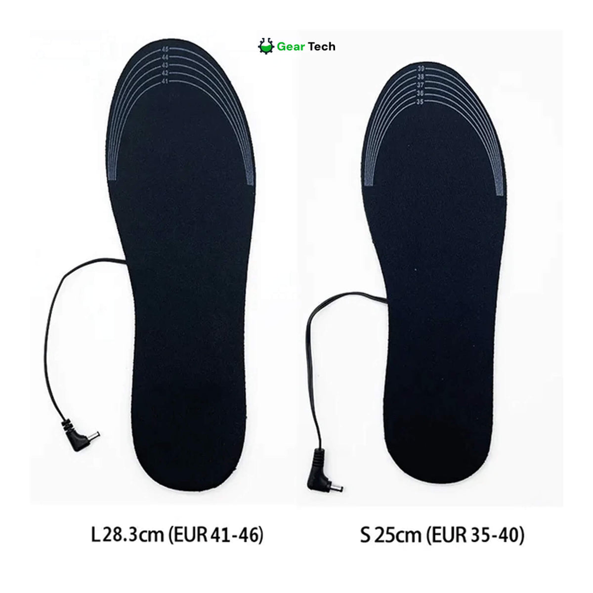 Verwarmde Inlegzolen Oplaadbaar Voetverwarming Winterschoenen Inlegzool USB Herfst Winter Schoenzolen | Sulvida
