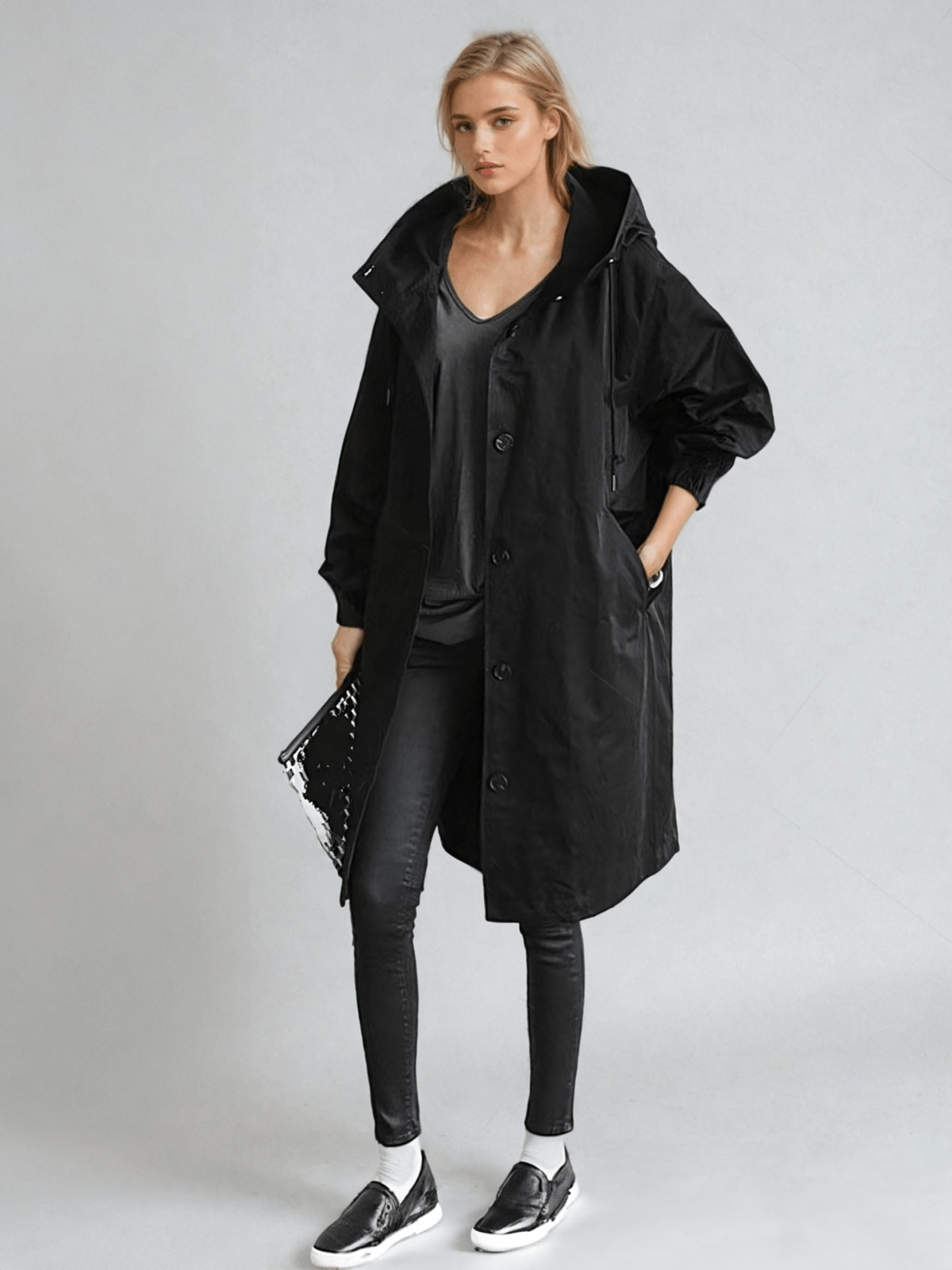 Trench-coat oversize pour femmes et hommes – Coupe ample, style classique, veste de mi-saison unisexe pour le printemps | Sulvida
