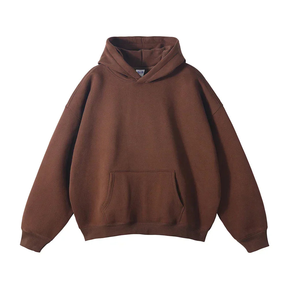 Sweat à capuche oversize pour homme avec poche kangourou et confort optimal pour un style décontracté au quotidien | Sulvida