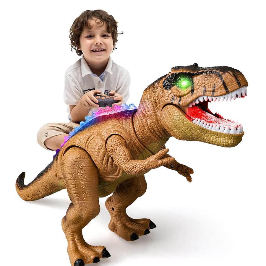 Interactief Dinosaurus Speelgoed met Afstandsbediening en LED-Verlichting – Lopende T-Rex voor Kinderen | Sulvida