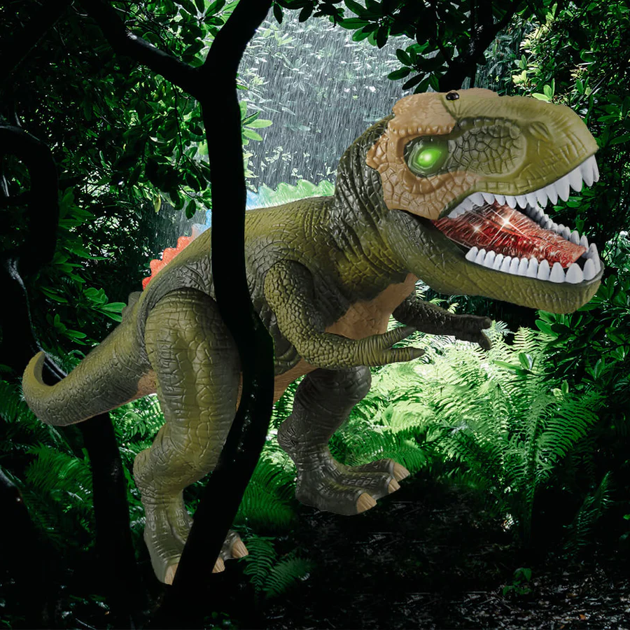 Interactief Dinosaurus Speelgoed met Afstandsbediening en LED-Verlichting – Lopende T-Rex voor Kinderen | Sulvida