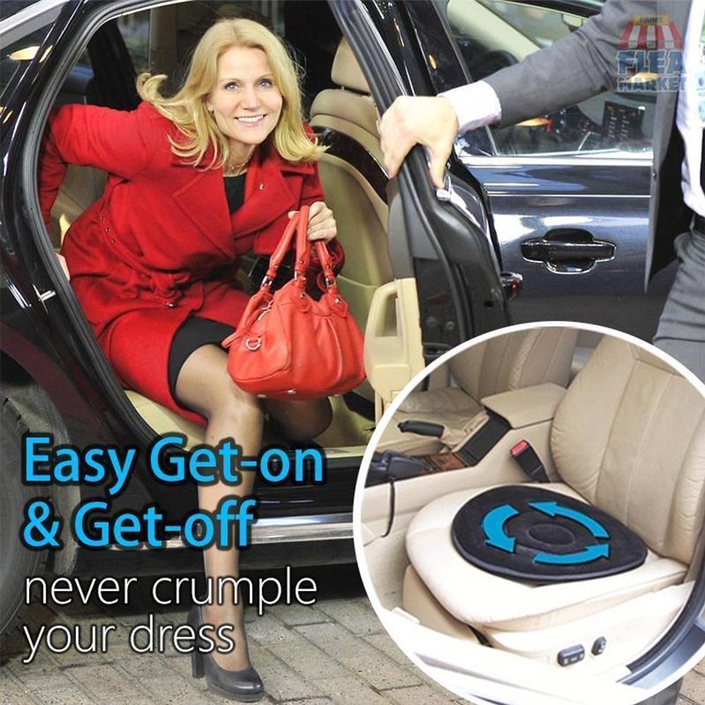 Rotaseat Draaikussen 360° Ergonomisch Memory Foam Stoelhoes Auto Bureau Thuis Mobiliteitshulp Comfort | Sulvida
