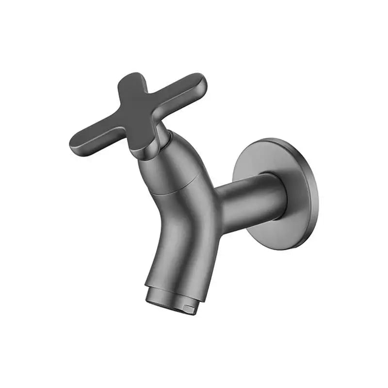 Wandmontage kraan messing koudwater voor keuken badkamer en tuin – Modern design met draaibare uitloop | Sulvida