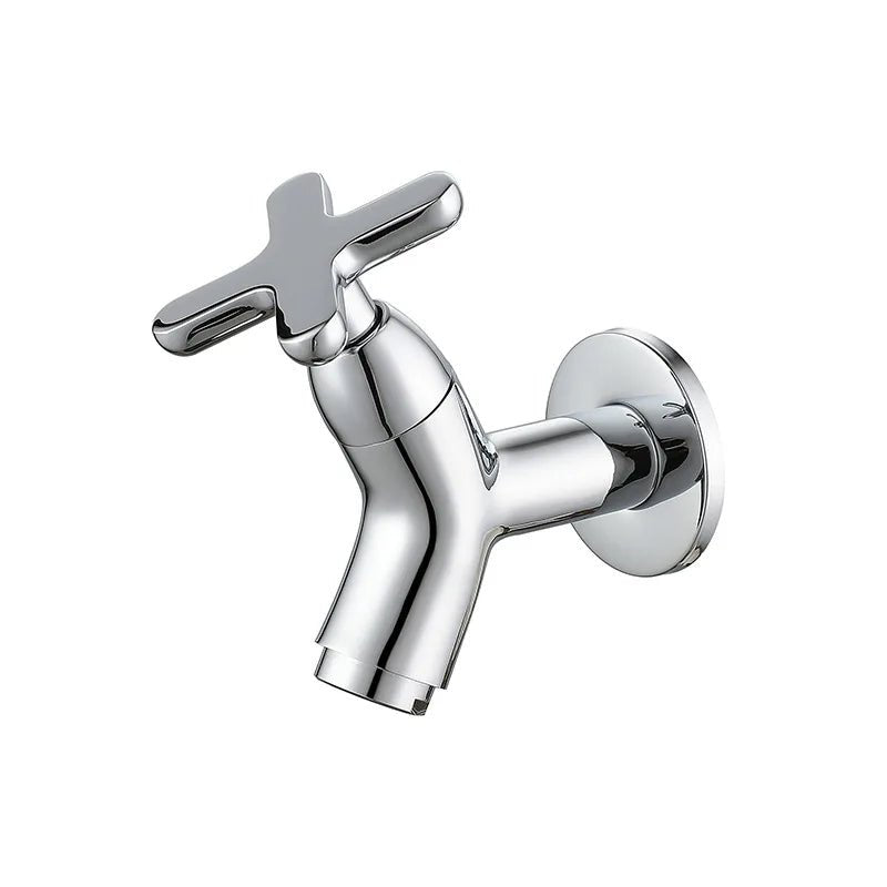 Wandmontage kraan messing koudwater voor keuken badkamer en tuin – Modern design met draaibare uitloop | Sulvida