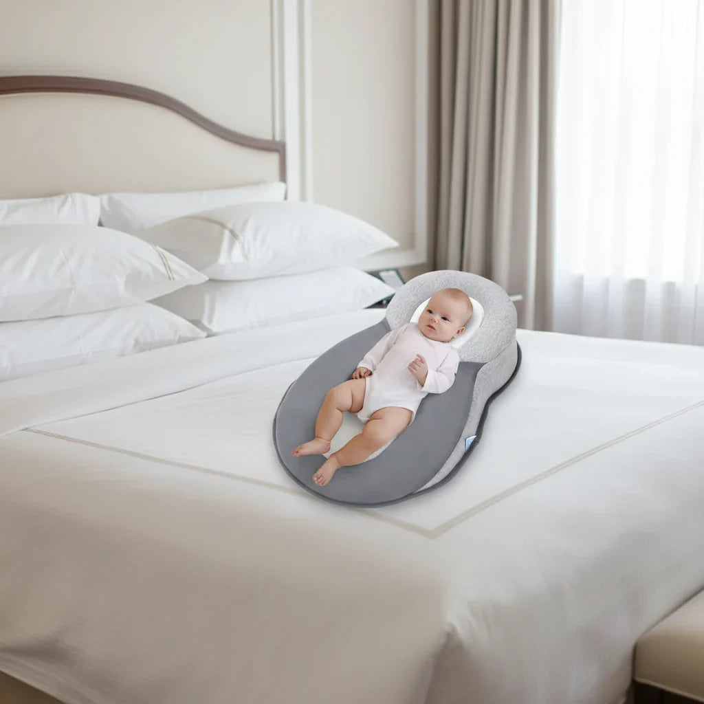 Babykussen Ergonomisch Vlak & Wigvormig voor Gezonde Hoofdontwikkeling Veilig Comfortabel Slapen Baby | Sulvida