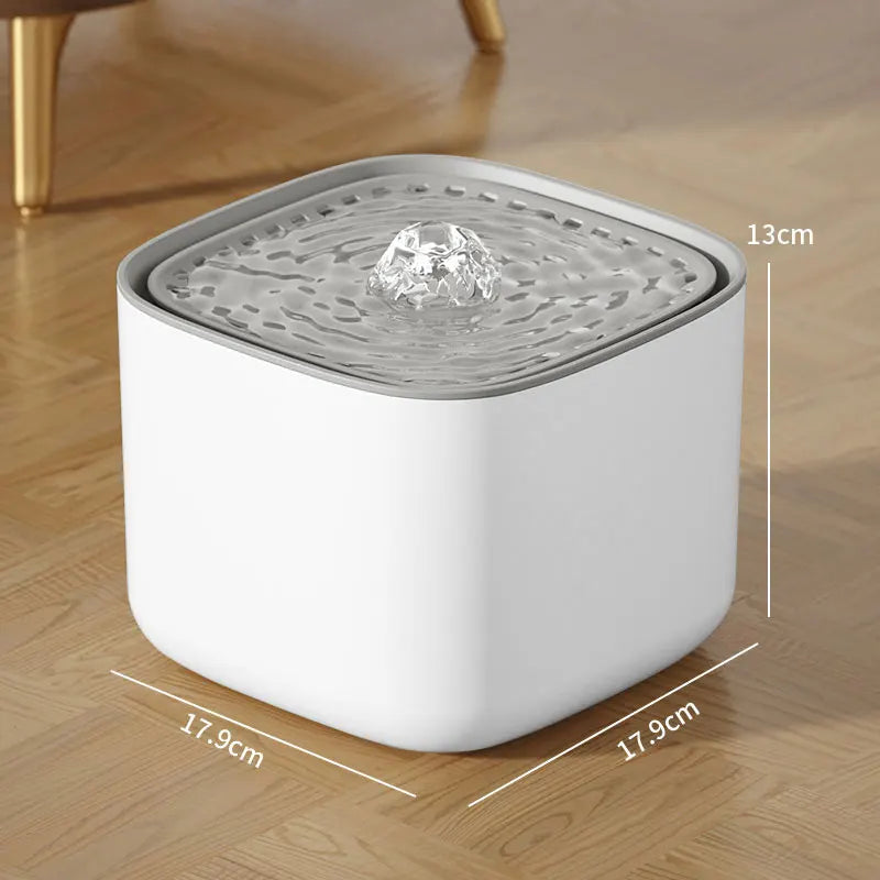 Drinkfontein 3L Huisdieren Stroomsnoerloos USB Oplaadbaar met Filter Kat Hond Waterdispenser Automatisch | Sulvida