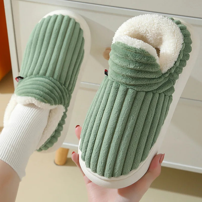 Winterpantoffels Pluche Heren Dames Zachte Zool Bontslippers Warm Huisschoenen Antislip Comfortabel Binnen | Sulvida