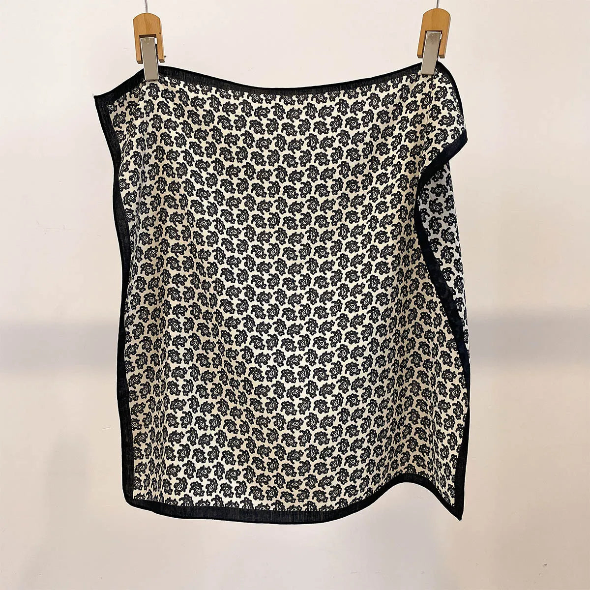Vierkante Hoofddoek Dames Katoengevoel Print Hals Haar Accessoire Mode Bandana Multifunctioneel 68x68cm | Sulvida