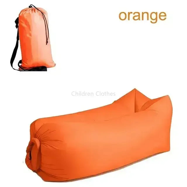 Canapé gonflable pliant d’extérieur à gonflage rapide, transat gonflable pour camping, pique-nique, jardin, plage et détente | Sulvida