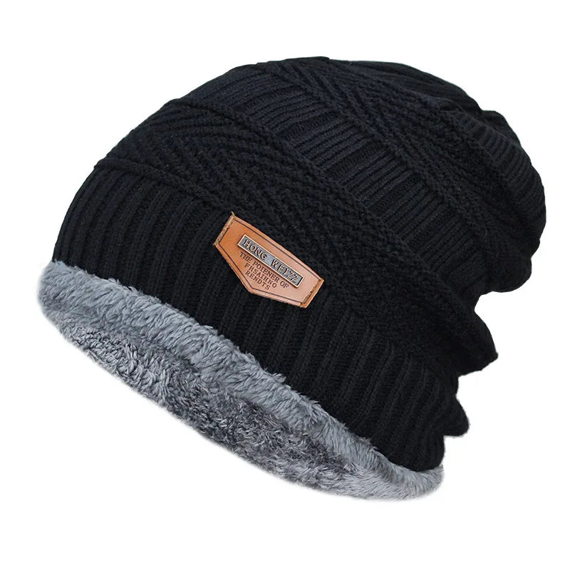Gebreide Wintermuts Randloos Dik Warm Unisex Winddicht Beanie Skullcap Casual Streetwear Heren Dames | Sulvida